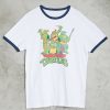 ninja turtle ringer T-shirt