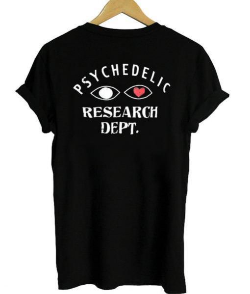 psychedelic research dept Back T-shirt