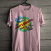 the itchy and scratchy show pink T-shirt