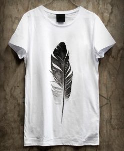 trinitas feather T-shirt