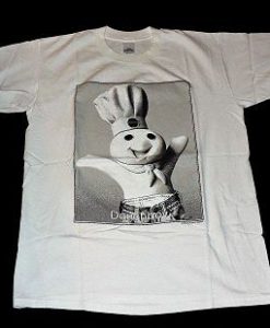 white pillsbury T-shirtwhite pillsbury T-shirt