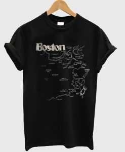 Boston Maps T-shirt