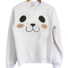 Cute Panda Face Sweatshirt