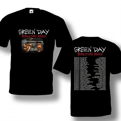 Green day revolution radio T-shirt