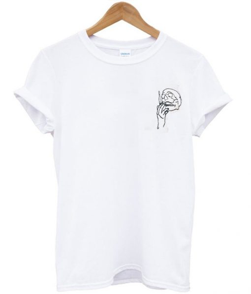 Headskull smoking pocket T-shirt