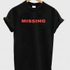 Missing T-shirt