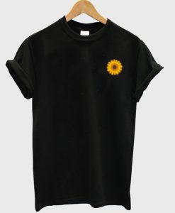 Sun flower Pocket T-shirt