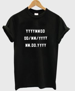 Yyymmdd T-shirt