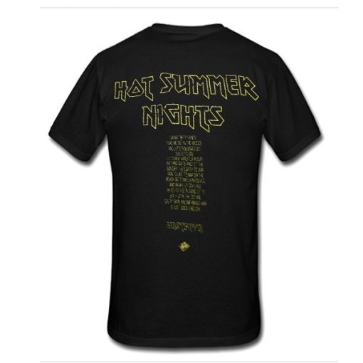 Hot Summer Night BACK T-shirt