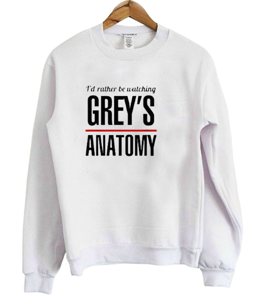 I’d rather be watching greys anatomy hoodie – clothesmapper