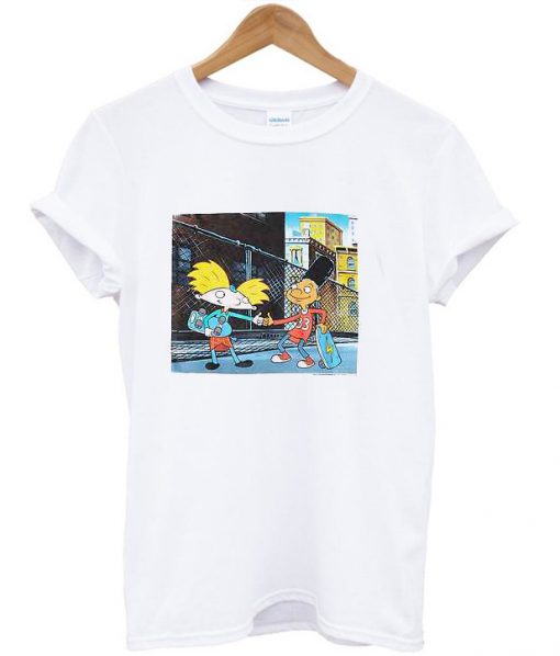 Junk Food Hey Arnold Handshake T-shirt