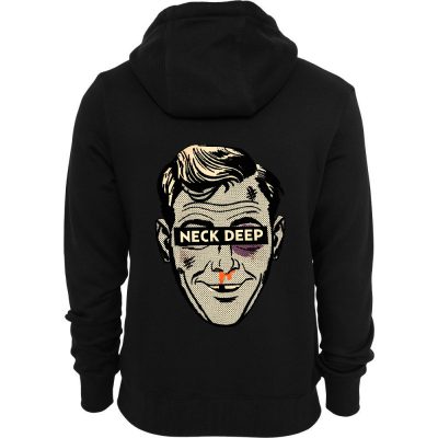 Neck deep back hoodie