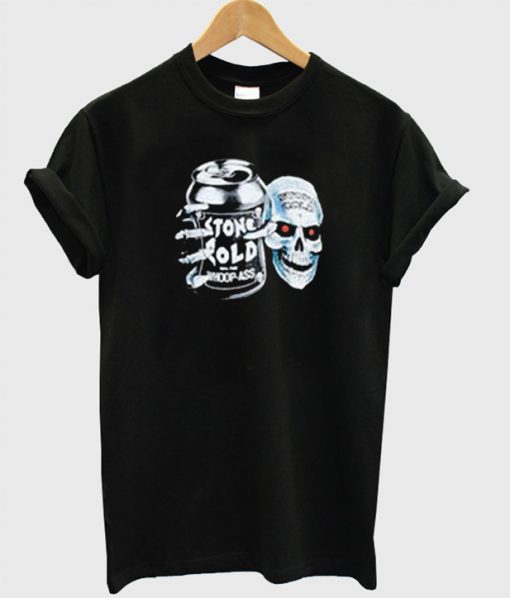 Stone Cold Steve Austin 100% Pure Whoop Ass Skull T-shirt