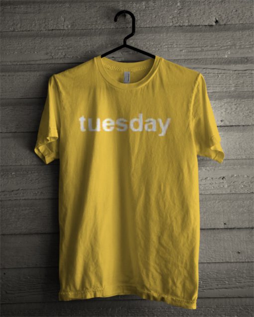 Tuesday yellow T-shirtTuesday yellow T-shirt