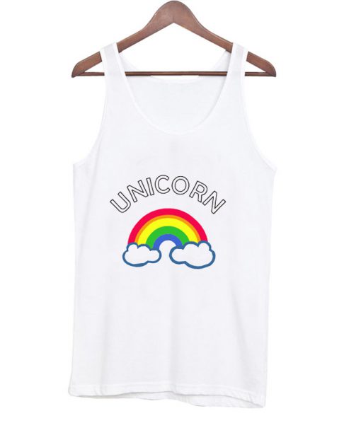 Unicorn rainbow tanktop