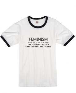 feminism definition ringer T-shirt