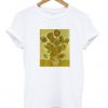 van gogh flower T-shirt