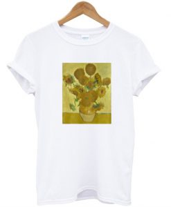 van gogh flower T-shirt