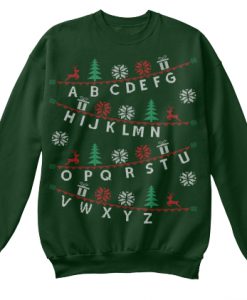 Alphabet Christmas sweatshirt