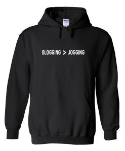 Blogging jogging Hoodie