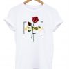 Destroy Rose white T-shirt