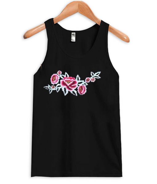 Flower Embroidered Tanktop