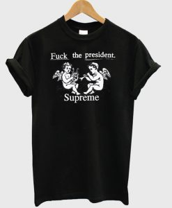 Fuck the president angel T-shirt