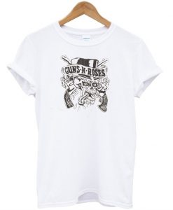 Guns N' Roses Skull In Top Hat Concert T-Shirt