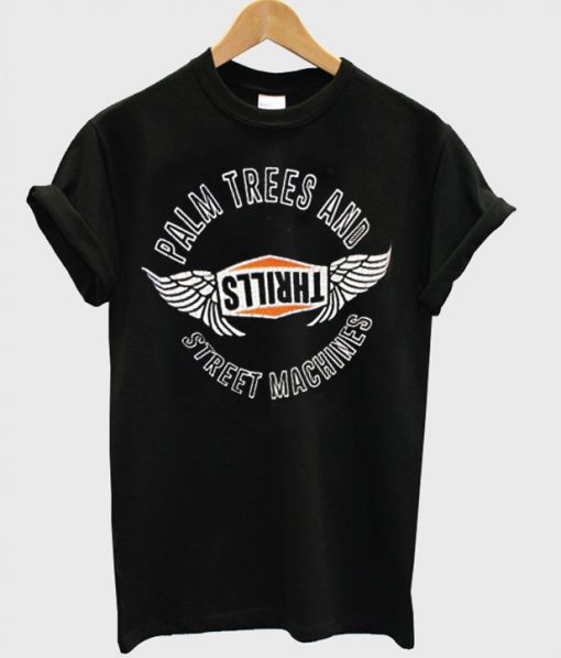 Palm trees and street machines T-shirt