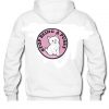 Stop being a pussy back Hoodie