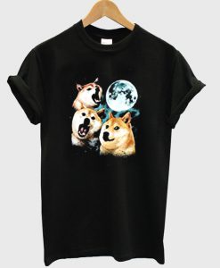 Three dog and Moon T-Shirt