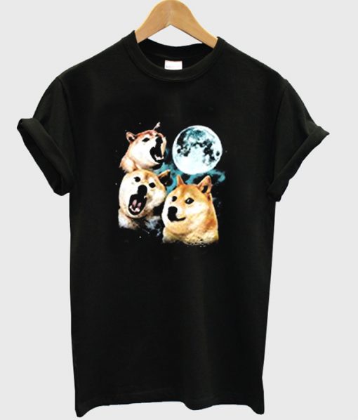 Three dog and Moon T-Shirt