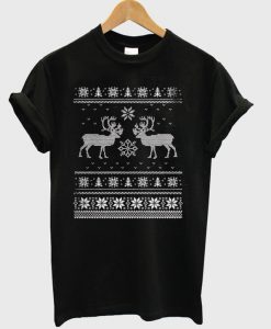 Two santa deer T-shirt