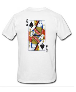 White Spade Queen Back T-shirt