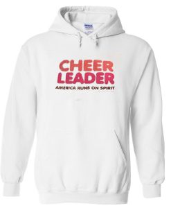 Cheer leader America runs on spirit Hoodie