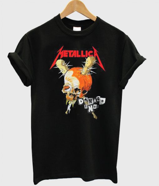 Damage Inc Tour Metallica Band T Shirt