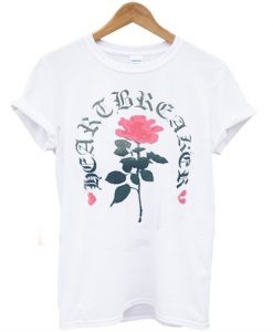Heartbreaker flower T-shirt