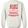 Saint Pablo Tour Back Sweatshirt