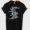 Stranger Things Cast Name T-Shirt