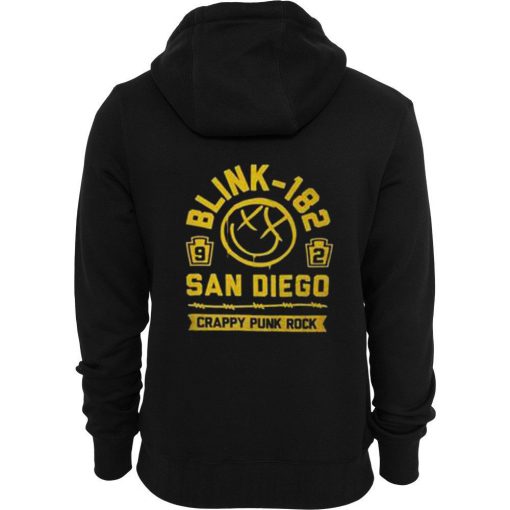 Blink 182 Crappy Punk Rock San Diego Hoodie