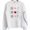 Ho ho ho pom pom White Sweatshirt