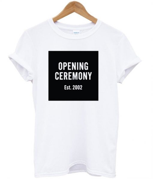 Opening ceremony est 2002 T-shirt