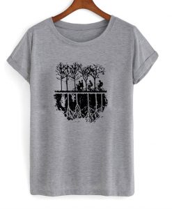 Stranger Things Sillhouette Grey T-Shirt