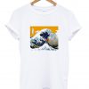 Great Wave off Kanagawa Parody T Shirt