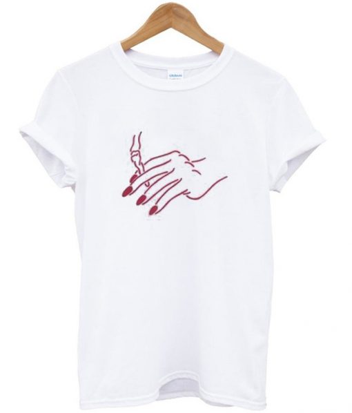 Hand With Smoke T-shirt