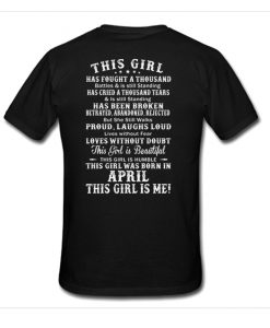 This Girl Definition Back T-shirt