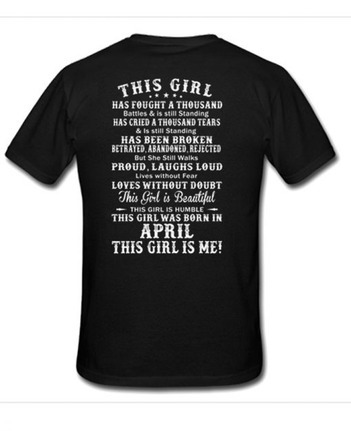 This Girl Definition Back T-shirt