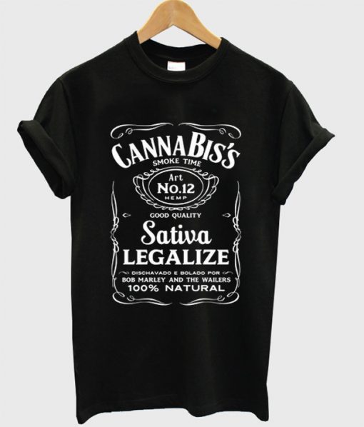 Cannabiss smoke time T-shirt