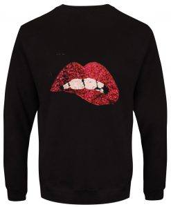 Lips Red Back Sweatshirt