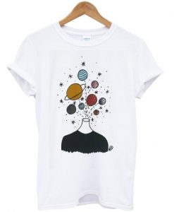 Minimalist Popping Planets T-Shirt